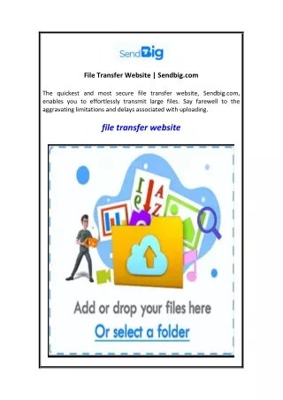 file transfer website sendbig com