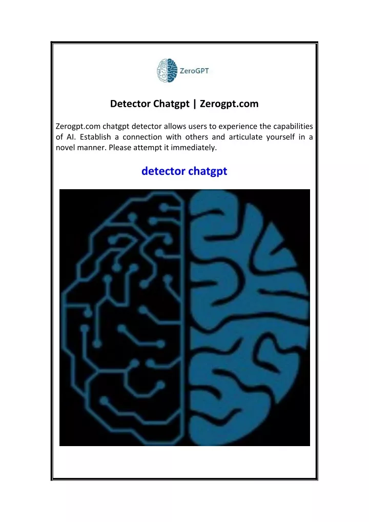 detector chatgpt zerogpt com