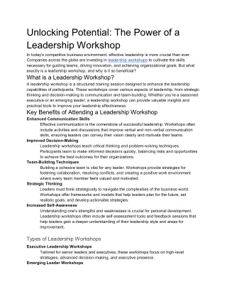 Unlocking Potential_ The Power of a Leadership Workshop (1)