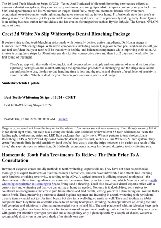 How To Pick The Best Teeth Lightening Item For You