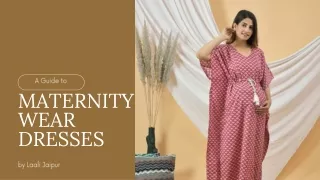 A Guide to Eco-Friendly Maternity Wear Dresses