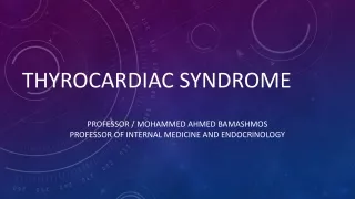 thyrocardiac syndrome