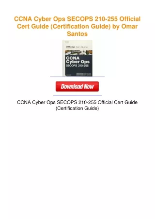 CCNA Cyber Ops SECOPS 210-255 Official Cert Guide (Certification Guide)