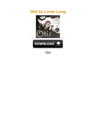 Otis by Loren Long