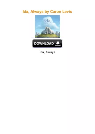 Ida, Always by Caron Levis