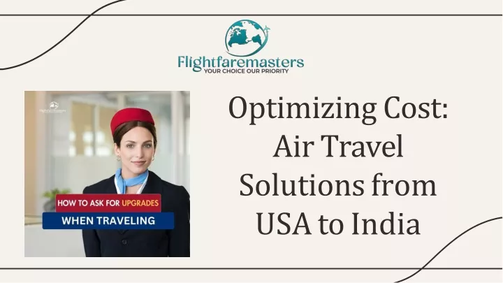 optimizing cost air travel solutions from