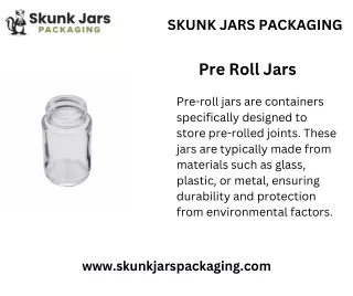 skunk jars packaging