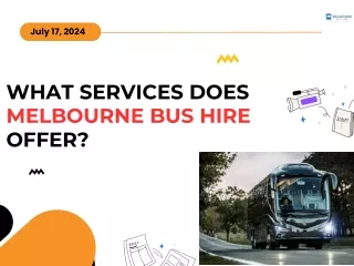 Affordable Melbourne Bus Hire Offer Available Now with Melbourne Bus Hire