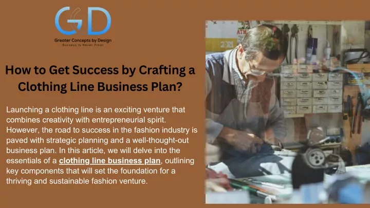 how to get success by crafting a clothing line