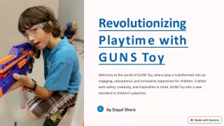 Toy Guns Safe Fun for Kids  1