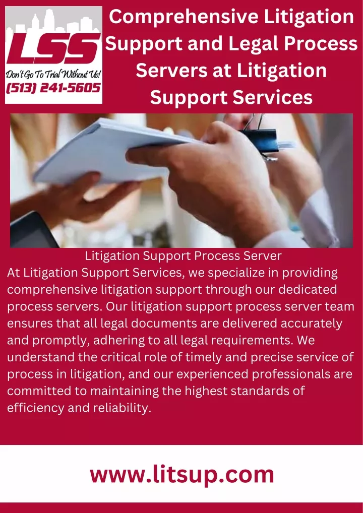 comprehensive litigation support and legal