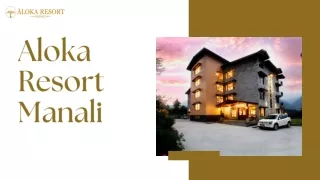 Luxury Kullu Manali Resort