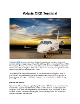 Volaris ORD Terminal