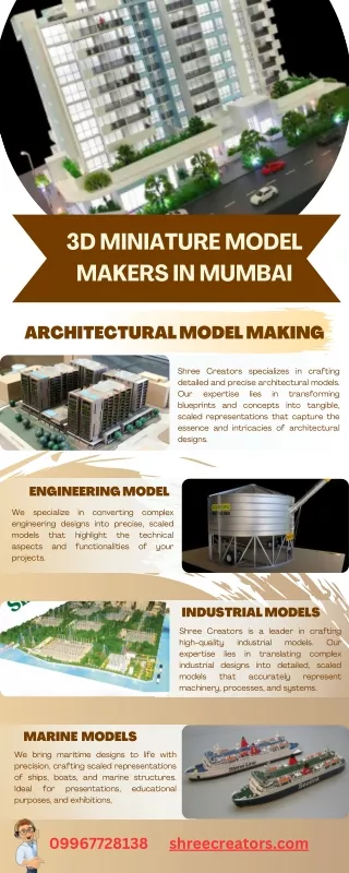 Best Miniature Model Makers Firm in Mumbai - Shree Creators_