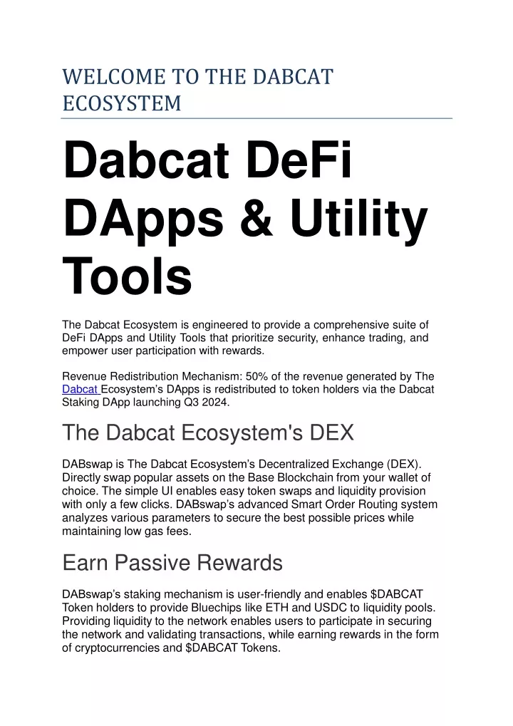 welcome to the dabcat ecosystem