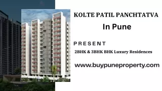 Kolte Patil Panchtatva In Pune | Welcome To Homes With Natural Lighting