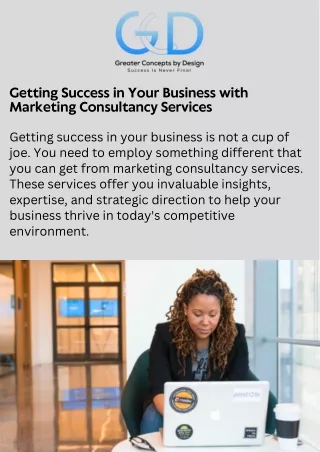 Marketing Consultancy Services: A Roadmap to Success