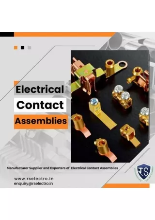 Electrical Contact Assemblies Manufacturers India | Rs Electro Alloys