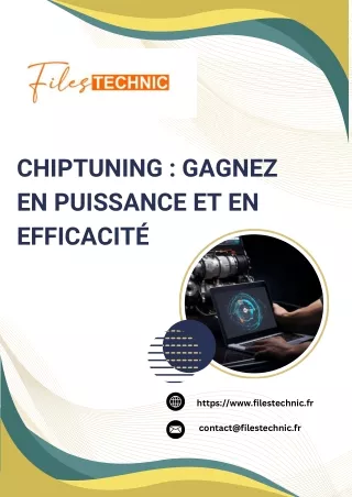 Chiptuning  Gagnez en puissance et en efficacité