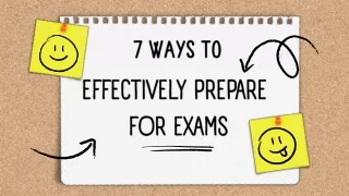 7 Ways To Effectively Prepare For Exams