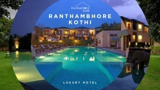 Ranthambore National Park Stay