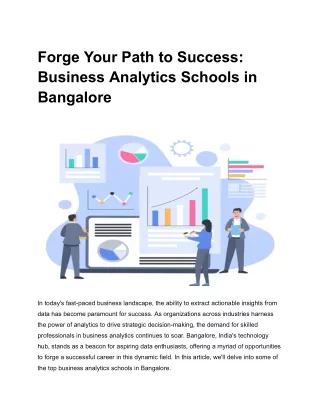 Forge Your Path to Success_ Business Analytics Schools in Bangalore