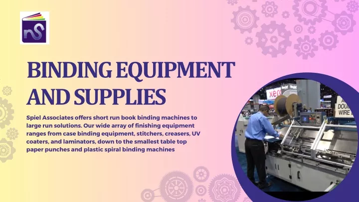 binding equipment and supplies