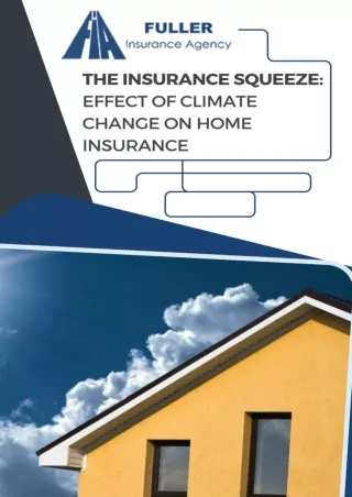 The Insurance Squeeze Effect of Climate Change on Home Insurance