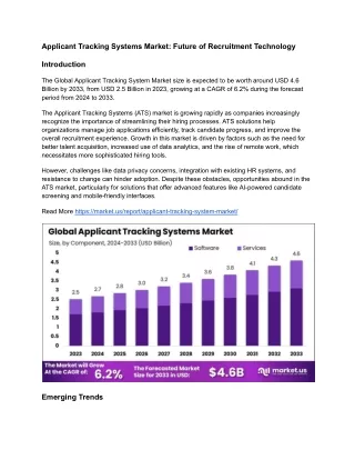 applicant tracking systems market future