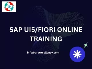 sap ui5 fiori online training