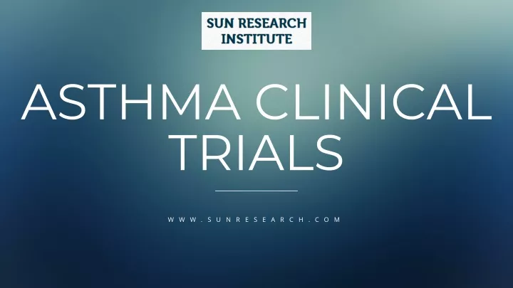 asthma clinical trials