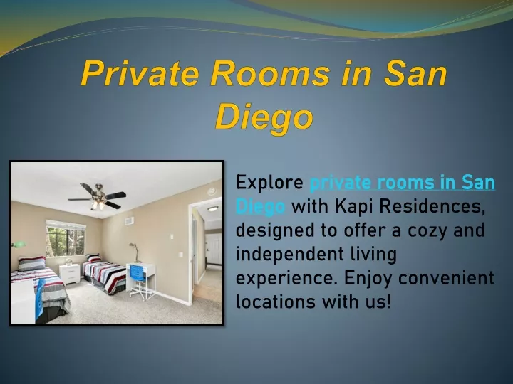 private rooms in san diego