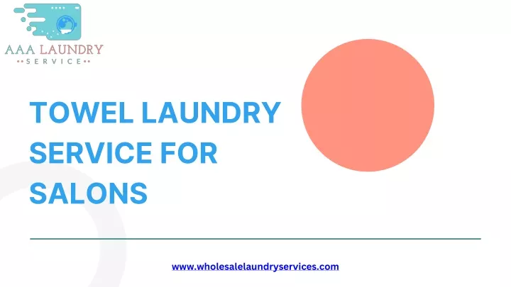 towel laundry service for salons