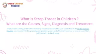 What is Strep Throat in Children