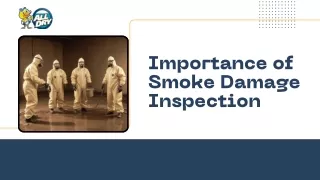 importance of smoke damage inspection