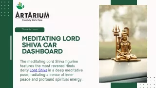 Order Meditating Lord Shiva Figurine Online – theartarium