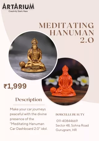 Meditating Hanuman 2.O – theartarium