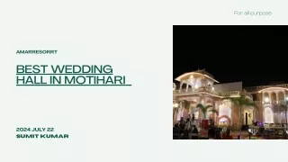 best wedding hall in Motihari - Amar Resorrt