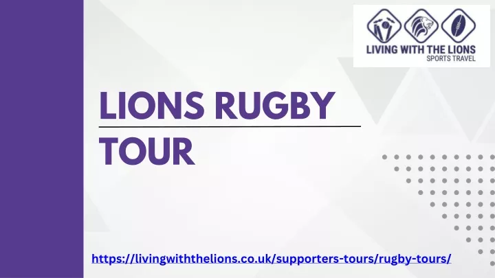 lions rugby tour