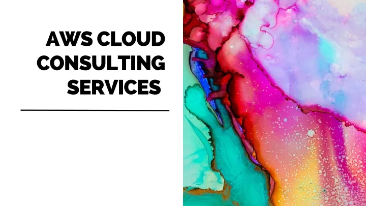 aws cloud consulting services