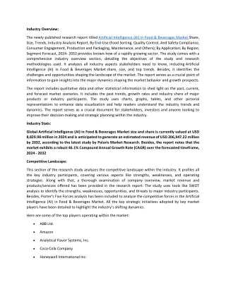 industry overview