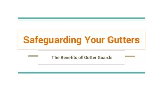 safeguarding your gutters