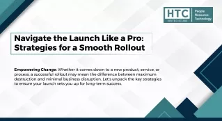 Navigate the launch like pro strategies for a smooth rollout