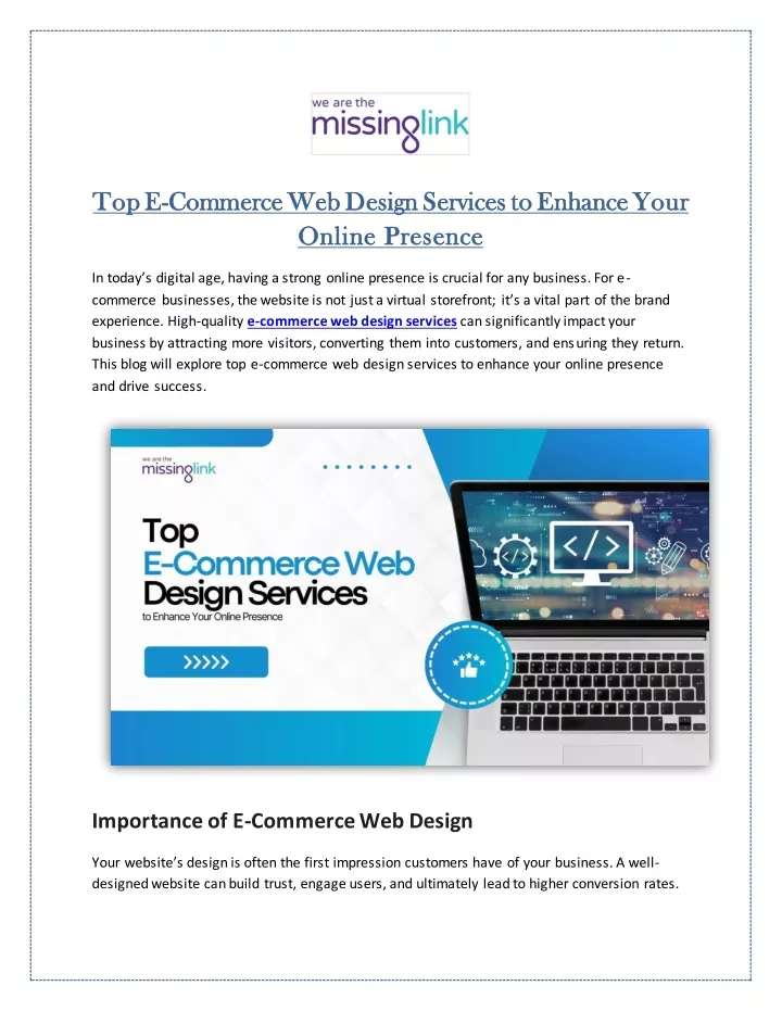 top e top e commerce web design services