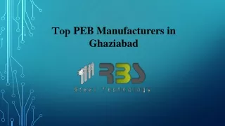 Top PEB Manufacturers