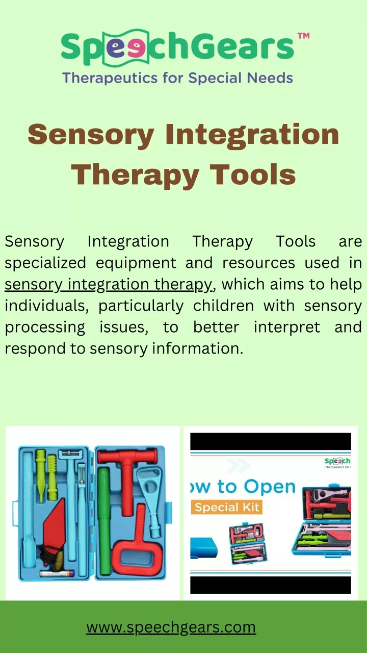 sensory integration therapy tools