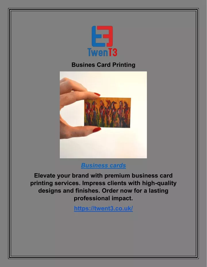 busines card printing