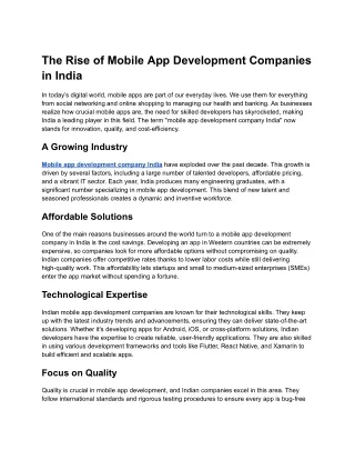 The Rise of Mobile App Development Companies in India (14)