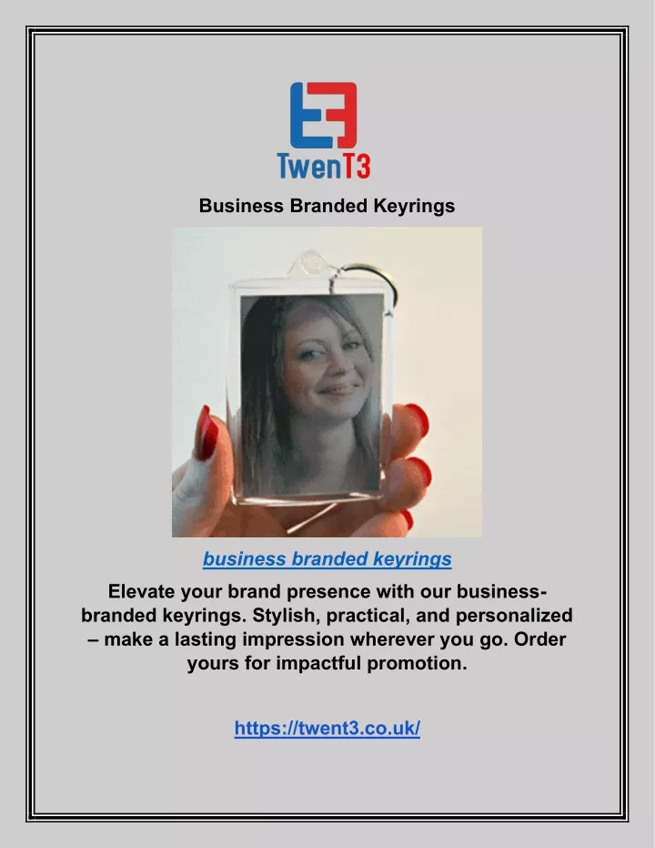 business branded keyrings