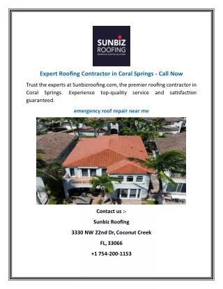 Top-Rated Roofers in Boca Raton FL: Book Now!
